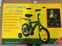 John Deere 12" Bike w/training wheels 2004 NIB