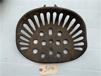 Cast iron seat 13" wide