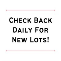 CHECK BACK DAILY FOR NEW LOTS