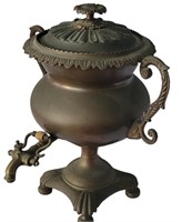 LARGE EARLY COPPER AND BRASS SAMOVAR