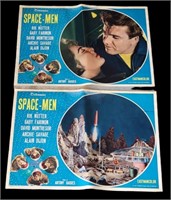 TWO VINTAGE 60's "SPACE-MEN" MOVIE POSTERS