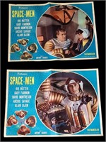 TWO VINTAGE 60's "SPACE-MEN" MOVIE POSTERS