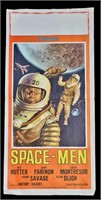 VINTAGE 60's "SPACE-MEN" MOVIE POSTER