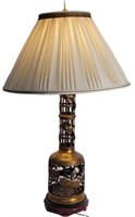UNUSUAL METAL TABLE LAMP