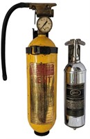 TWO VINTAGE FIRE EXTINGUISHERS
