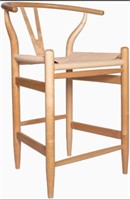 Counter-Height Barstool,35.5"H, Natural