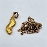 10/14k Gold Scrap / Pendant