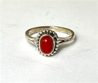 Sterling Cora Ring 2 Grams Size 4