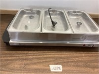 3 Section Chafing Pan, Electric