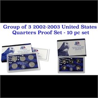 2002-2003 United States Quarters Proof Set - 10 pc