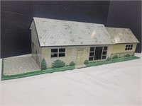 Vintage Marx Tin Dollhouse  33 x 8" High