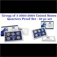 Group of 2 2003-2004 United States Quarters Proof