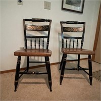 Pair of Hitchcock Chairs