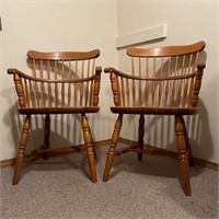Pair of Vintage Windsor Style Chair Projects