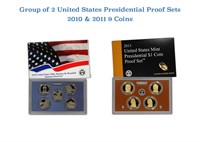 group of Two 2010-2011 United States Mint America