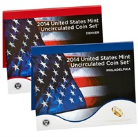 2014 United States Mint Set, 28 Coins Inside