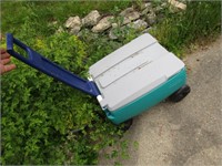 yard cart & metal stand