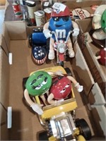 More M&M Figurines with the motor cycle