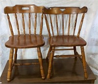 Tell City Dining Chair & Pine chair