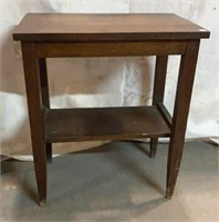 Vintage Oak End Table