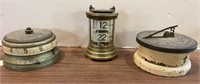Antique Plato Flip Clock & Other Rotating Clocks