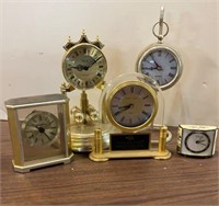 Seth Thomas Travel Clock & Other Service Clocks