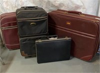Vintage Samsonite Suitcases & briefcase.