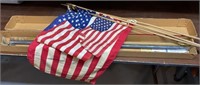 Linen American Flags