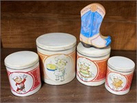 Campbell Nesting Tin Canisters
