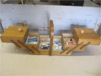 SEWING BOX & CONTENTS