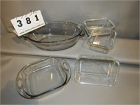 5-piece glass Bake Ware NO SHIP