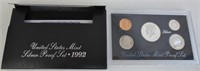 1992-S US 5-coin silver Proof set, 3 are 90%