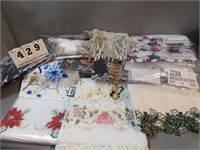 Assorted Table Toppers and Runners