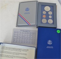 1986-S 7-coin Prestige set, 90% silver Proof dolla