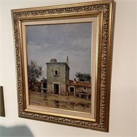 Vintage Framed Art Galleria D’Arte Chicago