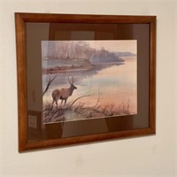 Framed Art Elk