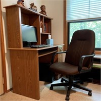 Computer Desk w/ Chair No Contents