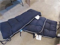 Navy Outdoor Chair and Lounger Cushions