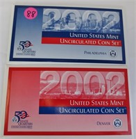 2002-P&D 20-coin uncirculated mint set