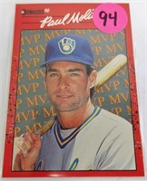 Paul Moliter, Brewers baseball card