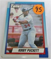 Kirby Puckett, Twins baseball card