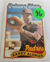 Sandy Alomar, Padres baseball card
