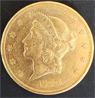 1900-S $20 Liberty Head Gold MS66 $75k