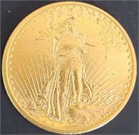 1922 $20 St. Gaudens Gold MS66 $55k