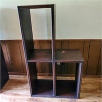 Wooden Display/Book Cabinet on Right