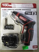 4 volt cordless rotating screwdriver, untested,