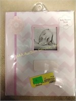 Baby record book, sweet girl, pink, new
