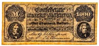 Montgomery 1800's One Thousand Dollars - Stamped C