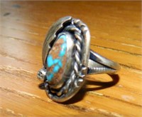 SILVER & TURQUOISE RING