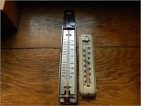 2-- VINTAGE THERMOMETERS